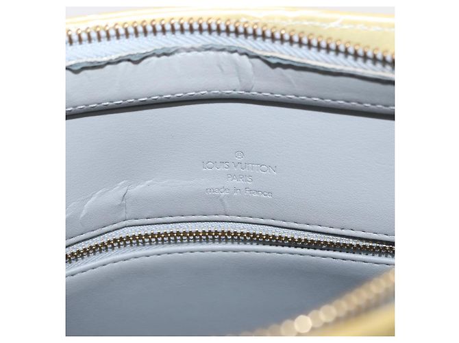 LOUIS VUITTON Borsa a Mano Monogram Vernis Houston Grigio M91053 LV Auth BA7434 - vista 10