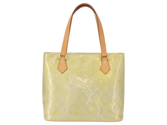 LOUIS VUITTON Borsa a Mano Monogram Vernis Houston Grigio M91053 LV Auth BA7434 - vista 13
