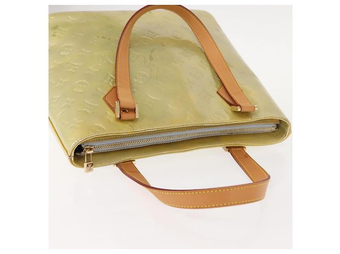 LOUIS VUITTON Borsa a Mano Monogram Vernis Houston Grigio M91053 LV Auth BA7434 - vista 7