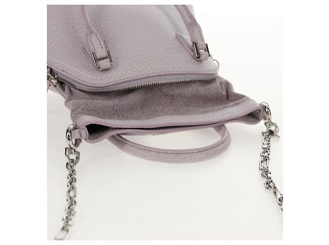 Autre Marque Borsa a spalla a catena Maison Margiela in pelle 2 in 1 viola pastello Auth 128503M - vista 6