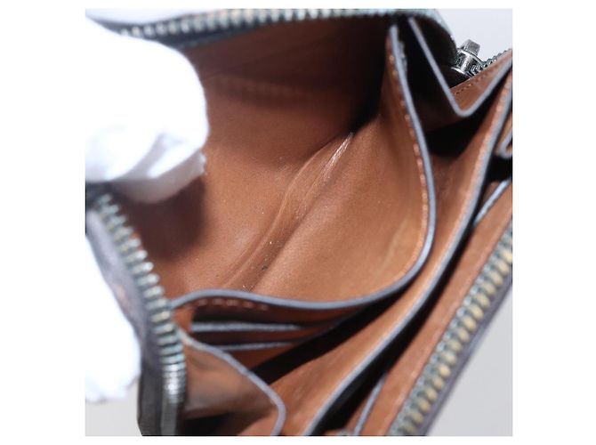 Portafoglio Berluti in pelle marrone Auth bs30656 - vista 17