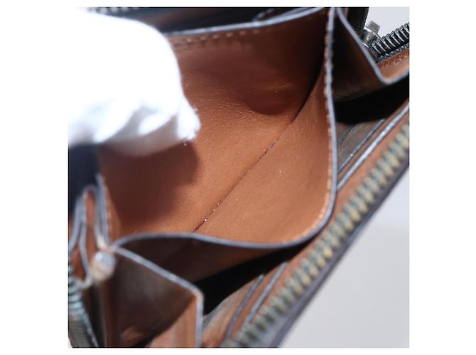 Portafoglio Berluti in pelle marrone Auth bs30656 - vista 19