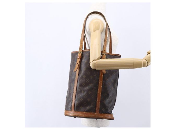 LOUIS VUITTON Borsa a Spalla Monogram Bucket GM M42236 LV Auth 151829 Monogramma - vista 22