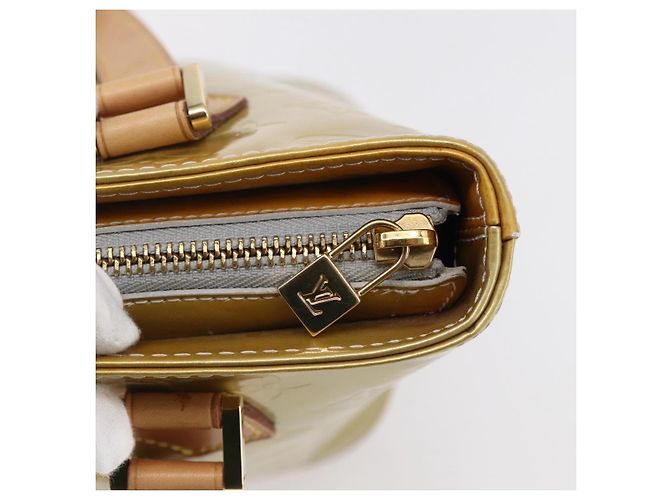 LOUIS VUITTON Borsa a Mano Monogram Vernis Houston Grigio M91053 LV Auth 146208 - vista 10