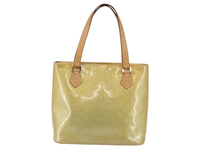 LOUIS VUITTON Borsa a Mano Monogram Vernis Houston Grigio M91053 LV Auth 146208 - vista 13