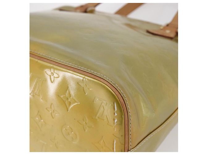 LOUIS VUITTON Borsa a Mano Monogram Vernis Houston Grigio M91053 LV Auth 146208 - vista 15