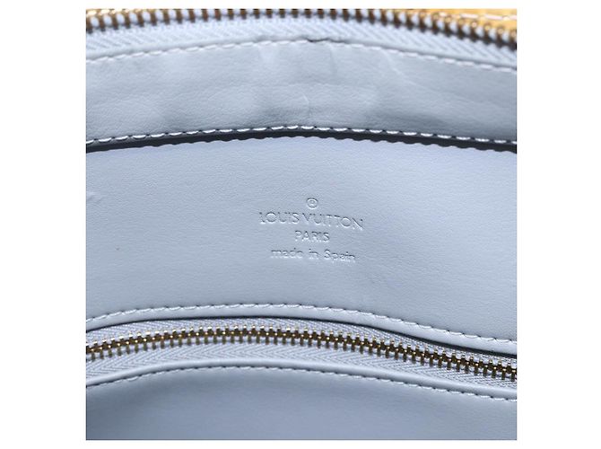 LOUIS VUITTON Borsa a Mano Monogram Vernis Houston Grigio M91053 LV Auth 146208 - vista 17
