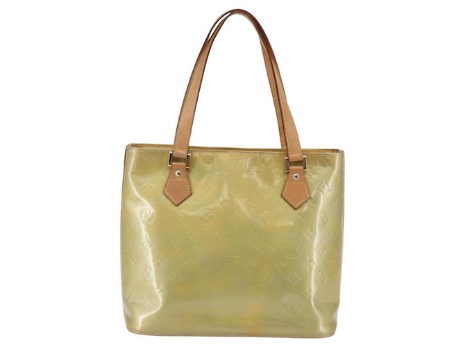 LOUIS VUITTON Borsa a Mano Monogram Vernis Houston Grigio M91053 LV Auth 146208 - vista 2