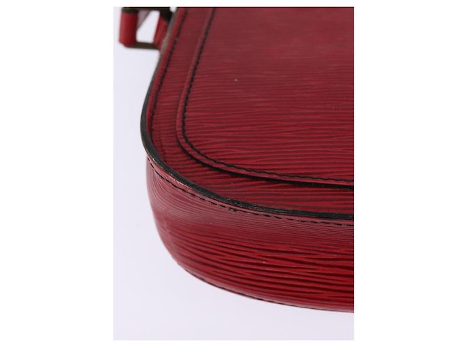 LOUIS VUITTON Borsa a Spalla Epi Saint Cloud PM Rossa M52217 LV Auth 145441 Rosso - vista 15