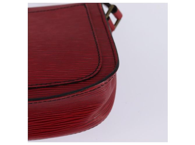 LOUIS VUITTON Borsa a Spalla Epi Saint Cloud PM Rossa M52217 LV Auth 145441 Rosso - vista 16
