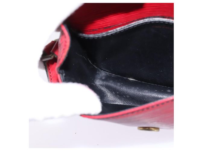 LOUIS VUITTON Borsa a Spalla Epi Saint Cloud PM Rossa M52217 LV Auth 145441 Rosso - vista 21