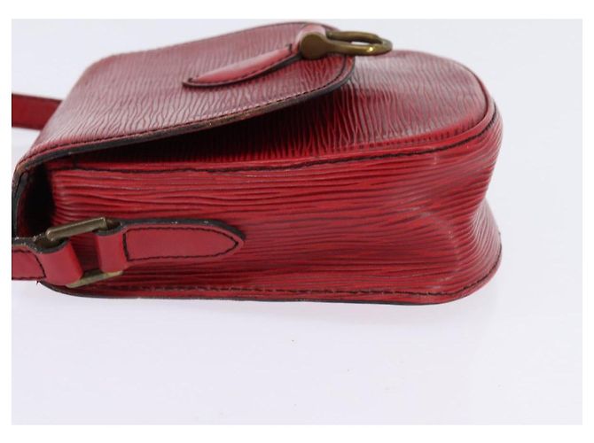 LOUIS VUITTON Borsa a Spalla Epi Saint Cloud PM Rossa M52217 LV Auth 145441 Rosso - vista 3