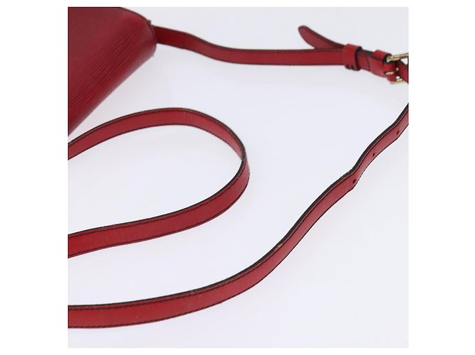 LOUIS VUITTON Borsa a Spalla Epi Saint Cloud PM Rossa M52217 LV Auth 145441 Rosso - vista 7