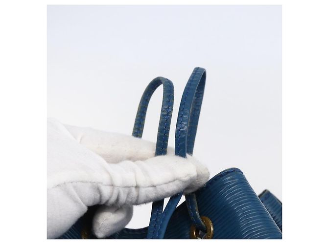 Noe LOUIS VUITTON Borsa a Spalla Petit Noé Epi Blu M44105 LV Auth 146215 - vista 10