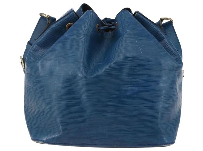 Noe LOUIS VUITTON Borsa a Spalla Petit Noé Epi Blu M44105 LV Auth 146215 - vista 2