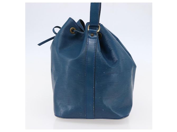 Noe LOUIS VUITTON Borsa a Spalla Petit Noé Epi Blu M44105 LV Auth 146215 - vista 4