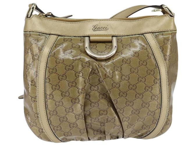 Borsa a Spalla GG Crystal Gucci Oro 203257 Auth 150404 D'oro - vista 13