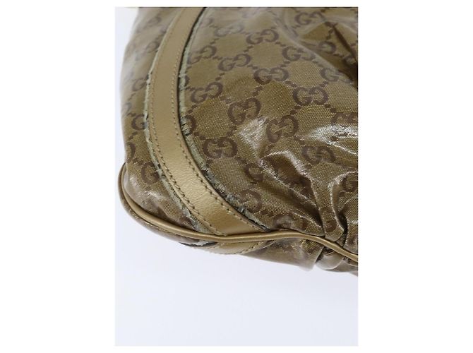 Borsa a Spalla GG Crystal Gucci Oro 203257 Auth 150404 D'oro - vista 15