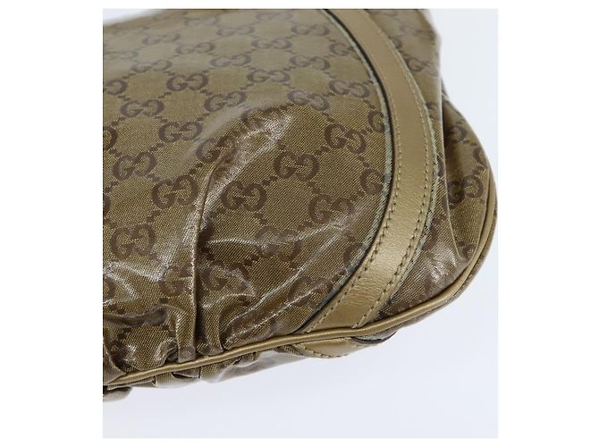 Borsa a Spalla GG Crystal Gucci Oro 203257 Auth 150404 D'oro - vista 16