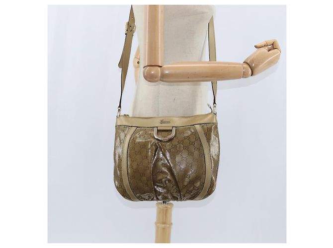 Borsa a Spalla GG Crystal Gucci Oro 203257 Auth 150404 D'oro - vista 21