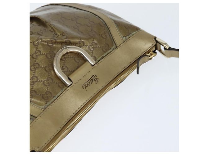 Borsa a Spalla GG Crystal Gucci Oro 203257 Auth 150404 D'oro - vista 6