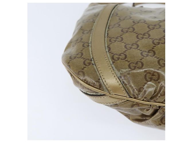 Borsa a Spalla GG Crystal Gucci Oro 203257 Auth 150404 D'oro - vista 9