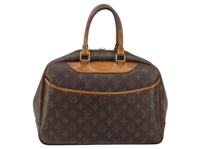 LOUIS VUITTON Borsa a Mano Monogram Deauville M47270 LV Auth 148101 Monogramma - vista 13