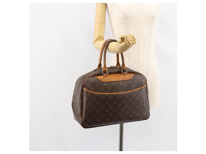 LOUIS VUITTON Borsa a Mano Monogram Deauville M47270 LV Auth 148101 Monogramma - vista 24