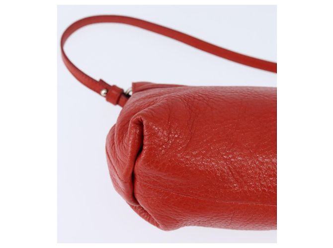 Chloé Borsa a Spalla Chloe Lily in Pelle 2way Rossa Oro Auth bs30584 Rosso D'oro - vista 15