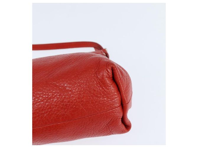 Chloé Borsa a Spalla Chloe Lily in Pelle 2way Rossa Oro Auth bs30584 Rosso D'oro - vista 16
