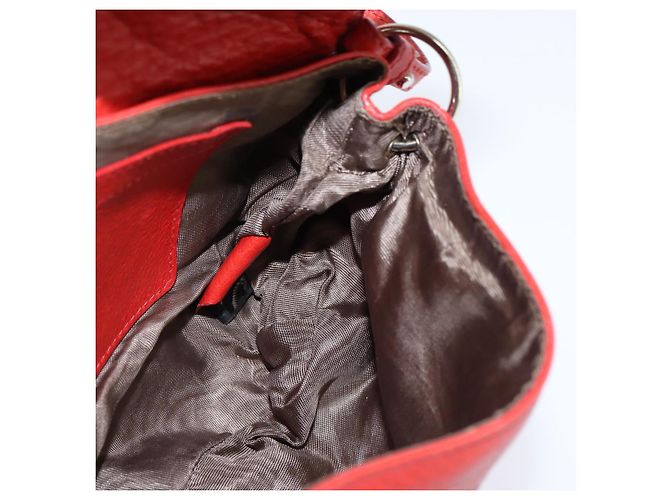 Chloé Borsa a Spalla Chloe Lily in Pelle 2way Rossa Oro Auth bs30584 Rosso D'oro - vista 19