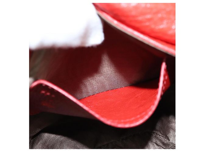 Chloé Borsa a Spalla Chloe Lily in Pelle 2way Rossa Oro Auth bs30584 Rosso D'oro - vista 21