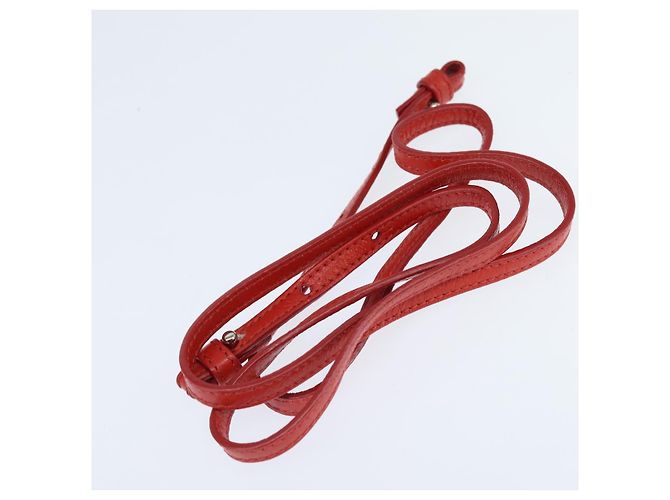 Chloé Borsa a Spalla Chloe Lily in Pelle 2way Rossa Oro Auth bs30584 Rosso D'oro - vista 22