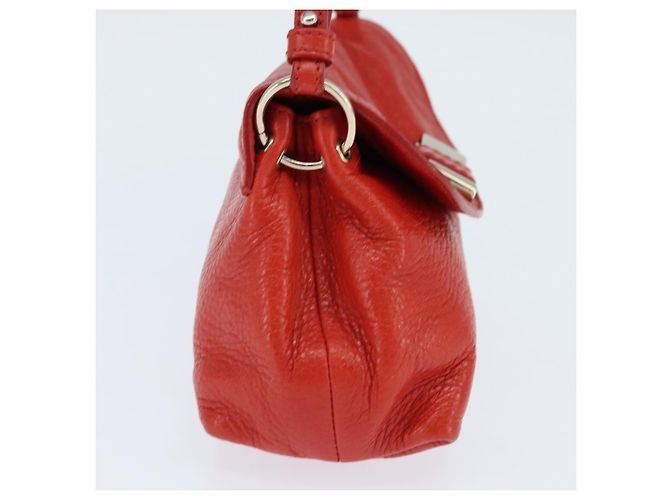 Chloé Borsa a Spalla Chloe Lily in Pelle 2way Rossa Oro Auth bs30584 Rosso D'oro - vista 3