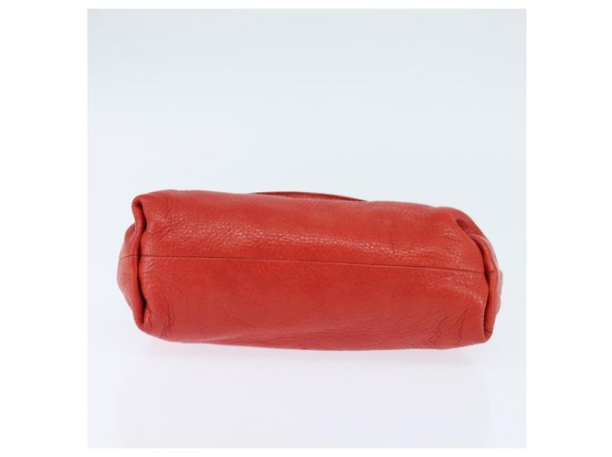 Chloé Borsa a Spalla Chloe Lily in Pelle 2way Rossa Oro Auth bs30584 Rosso D'oro - vista 5