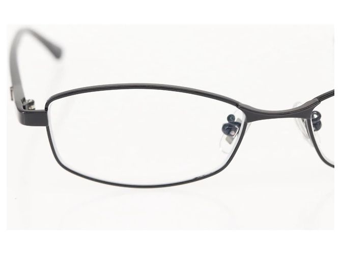 Occhiali GIVENCHY POLICE Dunhill ANNA SUI in plastica 6 Set Nero Argento Auth 148982 - vista 19