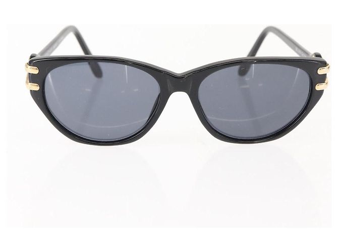 Occhiali GIVENCHY POLICE Dunhill ANNA SUI in plastica 6 Set Nero Argento Auth 148982 - vista 2