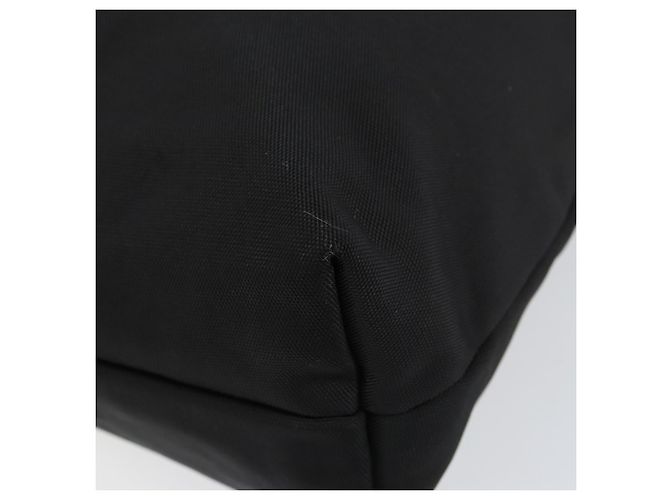 Borsa a mano GUCCI in nylon nero argento 002 2123 0457 Auth 148385 - vista 14