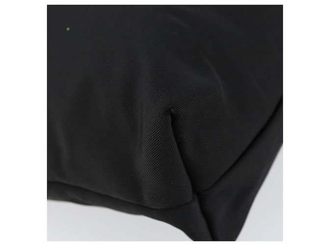 Borsa a mano GUCCI in nylon nero argento 002 2123 0457 Auth 148385 - vista 15