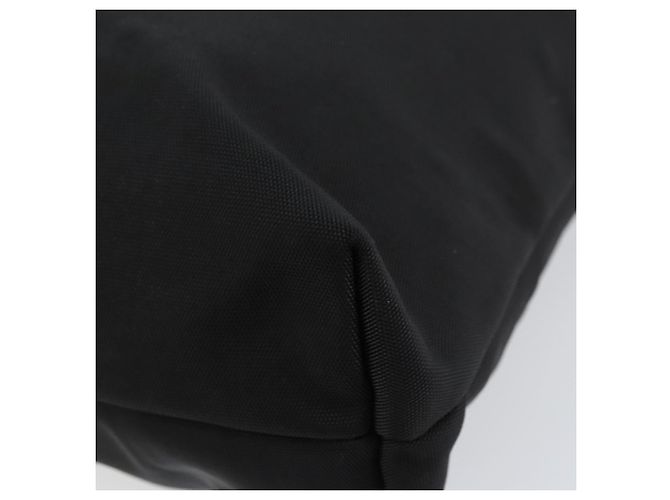 Borsa a mano GUCCI in nylon nero argento 002 2123 0457 Auth 148385 - vista 16
