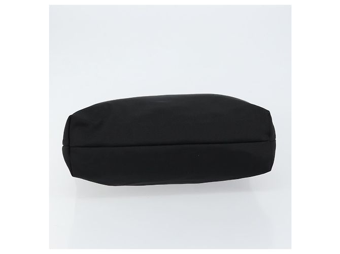 Borsa a mano GUCCI in nylon nero argento 002 2123 0457 Auth 148385 - vista 5