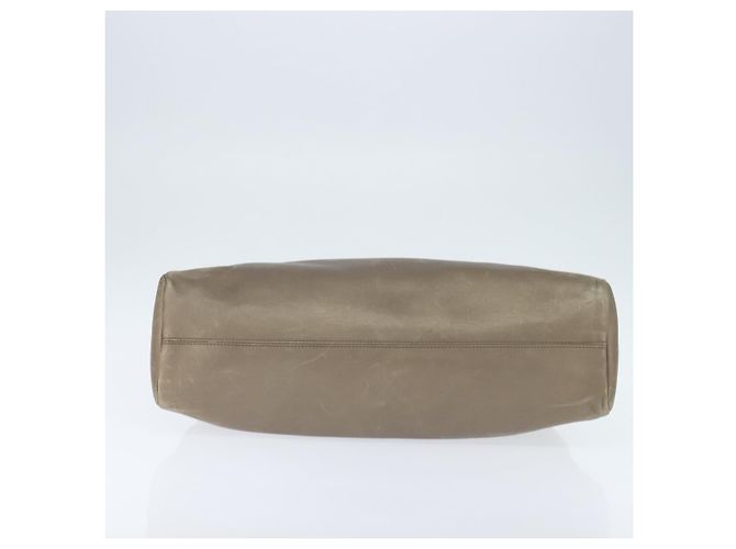 Bulgari Borsa Tote in Pelle Champagne Oro Auth bs30583 D'oro - vista 5