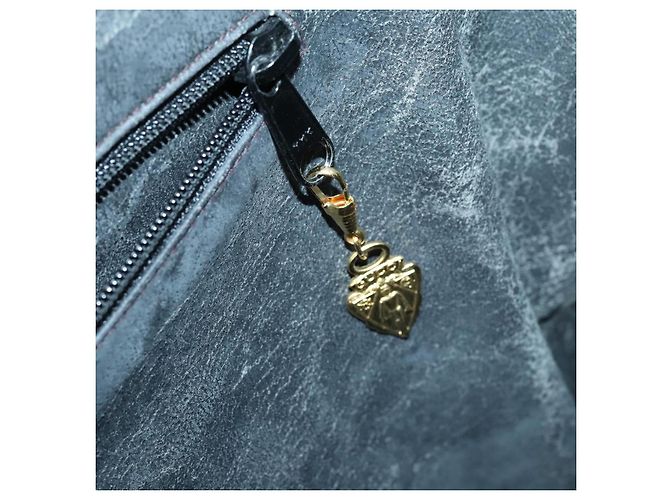 Borsa Boston GG Canvas Gucci Nera Oro Auth 121312 Nero D'oro - vista 21