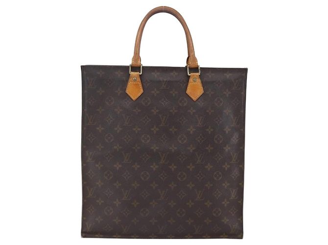 LOUIS VUITTON Borsa Sac Plat Monogram M51140 LV Auth 147755 Monogramma - vista 2