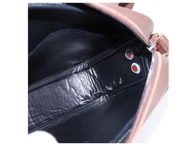 Autre Marque Borsa a spalla in pelle beige con motivo Nova Check di Burberrys, oro, autentica bs30210 - vista 17