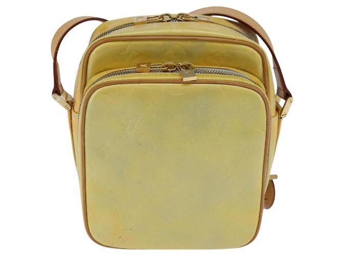 LOUIS VUITTON Borsa a spalla Wooster Monogram Vernis Grigio M91036 LV Auth 146779 - vista 13