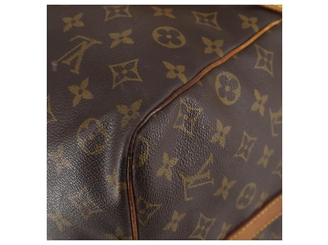 LOUIS VUITTON Monogram Keepall Bandouliere 60 Borsa Boston M41412 LV Auth 146122 Monogramma - vista 16