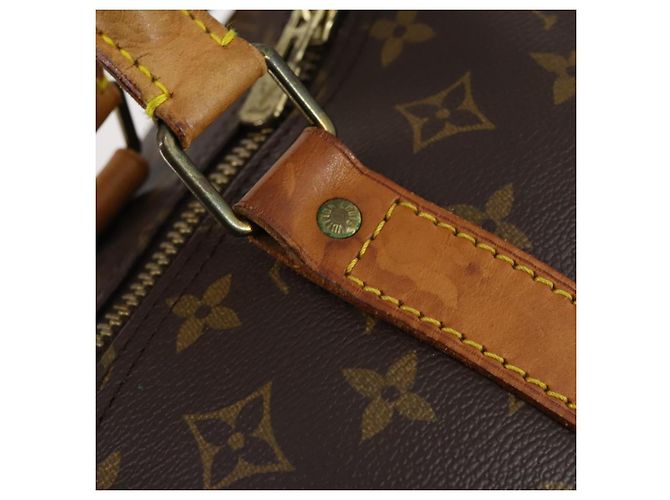 LOUIS VUITTON Monogram Keepall Bandouliere 60 Borsa Boston M41412 LV Auth 146122 Monogramma - vista 18
