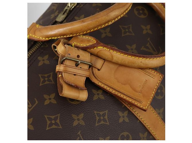 LOUIS VUITTON Monogram Keepall Bandouliere 60 Borsa Boston M41412 LV Auth 146122 Monogramma - vista 20