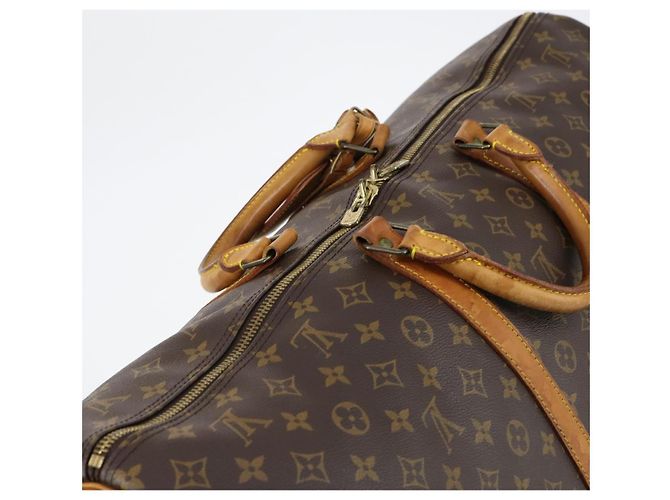 LOUIS VUITTON Monogram Keepall Bandouliere 60 Borsa Boston M41412 LV Auth 146122 Monogramma - vista 6